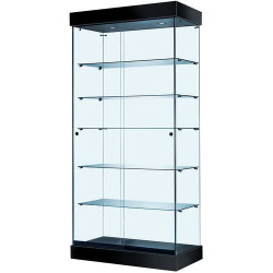 Volglas vitrine Nova 6 met plafond LED verlichting