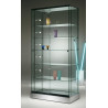 Volglas vitrine Nova 6 met rail LED verlichting