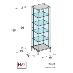 Cubic 48 met rail LED verlichting