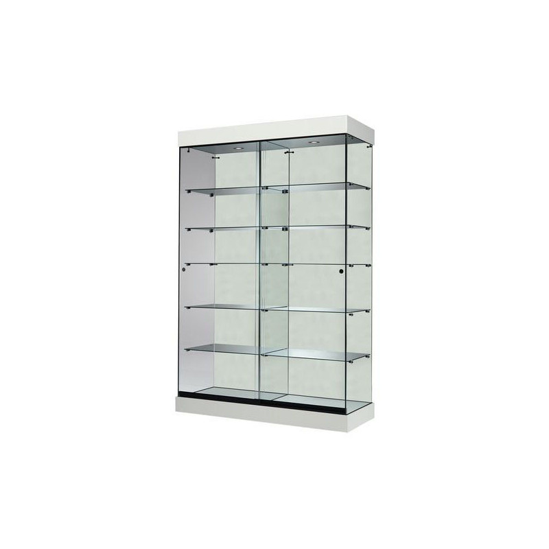 Volglas vitrine Nova 7 met plafond LED verlichting