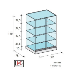 Volglas cabinet vitrine...