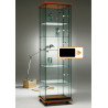 Volglas vitrine Elegance 5 met rail LED verlichting