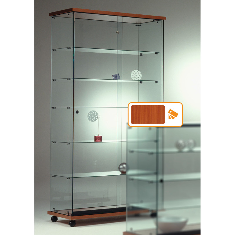 Volglas vitrine Elegance 6 zonder verlichting