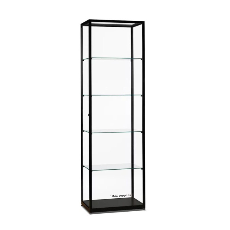 Aluminium Trendline vitrine 600x400x2000 zonder verlichting