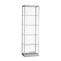 Aluminium Trendline vitrine 600x400x2000 zonder verlichting