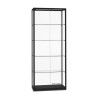 Aluminium Trendline vitrine 800x400x2000 met 2 deuren zonder verlichting