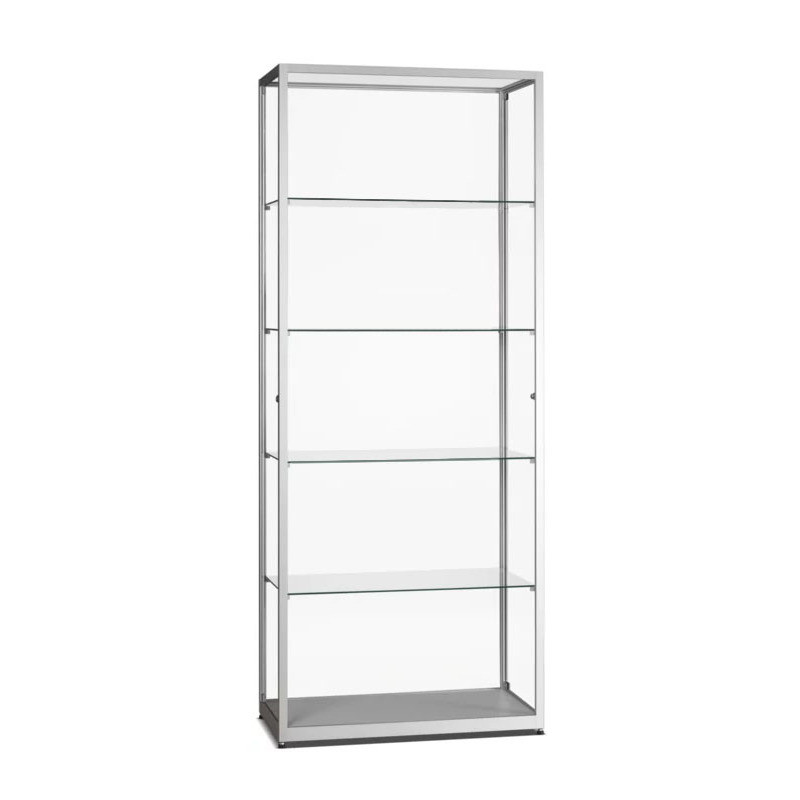 Aluminium Trendline brandwerende vitrine 800x400x2000 zonder verlichting