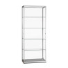 Aluminium Trendline brandwerende vitrine 800x400x2000 met 2 deuren zonder verlichting