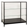 Aluminium Trendline toonbankvitrine 1000x600x1000 met onderkast zonder verlichting