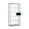 Aluminium vitrine Highlight 1000x400x2000 met rail verlichting