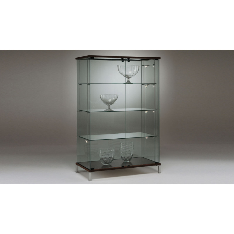 Volglas cabinet vitrine Cubic 192 zonder verlichting