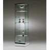 Volglas vitrine Nova 5 met rail LED verlichting