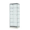 Volglas vitrine Nova 3 met rail LED verlichting