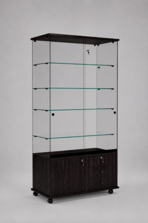 Volglas vitrine met combi-onderkast Elegance 6C