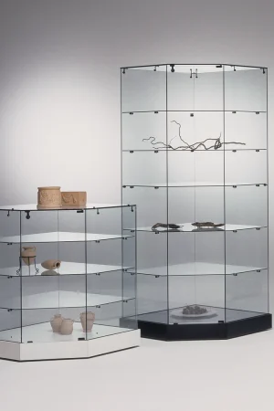 Volglas hoekvitrine Nova 8H