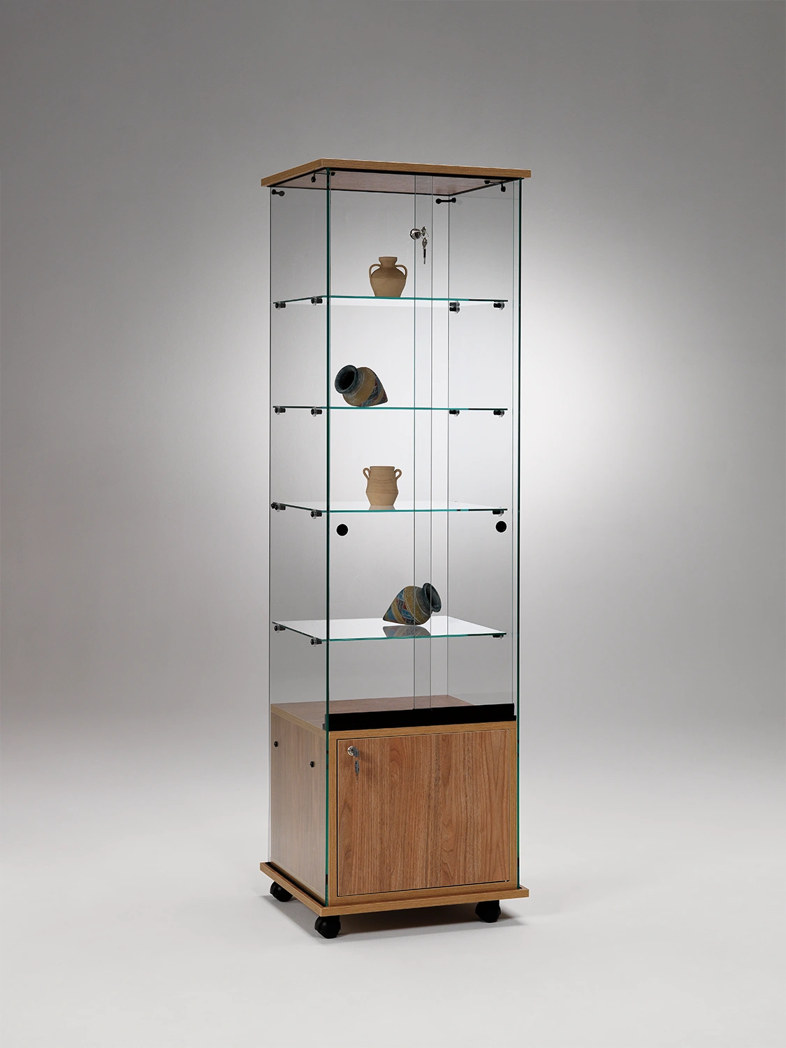 Volglas vitrine met onderkast Elegance 5K