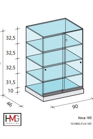 Volglas cabinet vitrine Nova 165