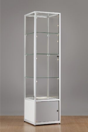 Aluminium vitrine met onderkast Highlight 500K