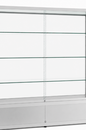 Aluminium vitrine met onderkast Essential 1500K