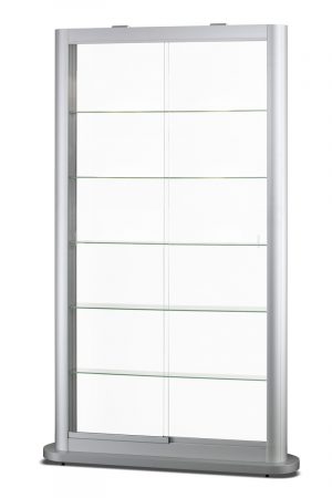 Aluminium vitrine Essential 150
