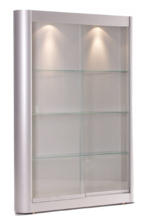 Aluminium wandvitrine Essential 150W