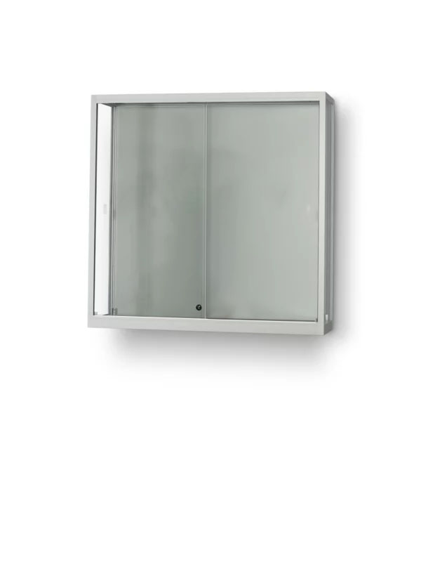 Aluminium wandvitrine Presentation 1000W