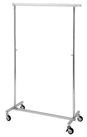 Inklapbaar en verstelbaar kledingrek 02054C-RGF – Chroom