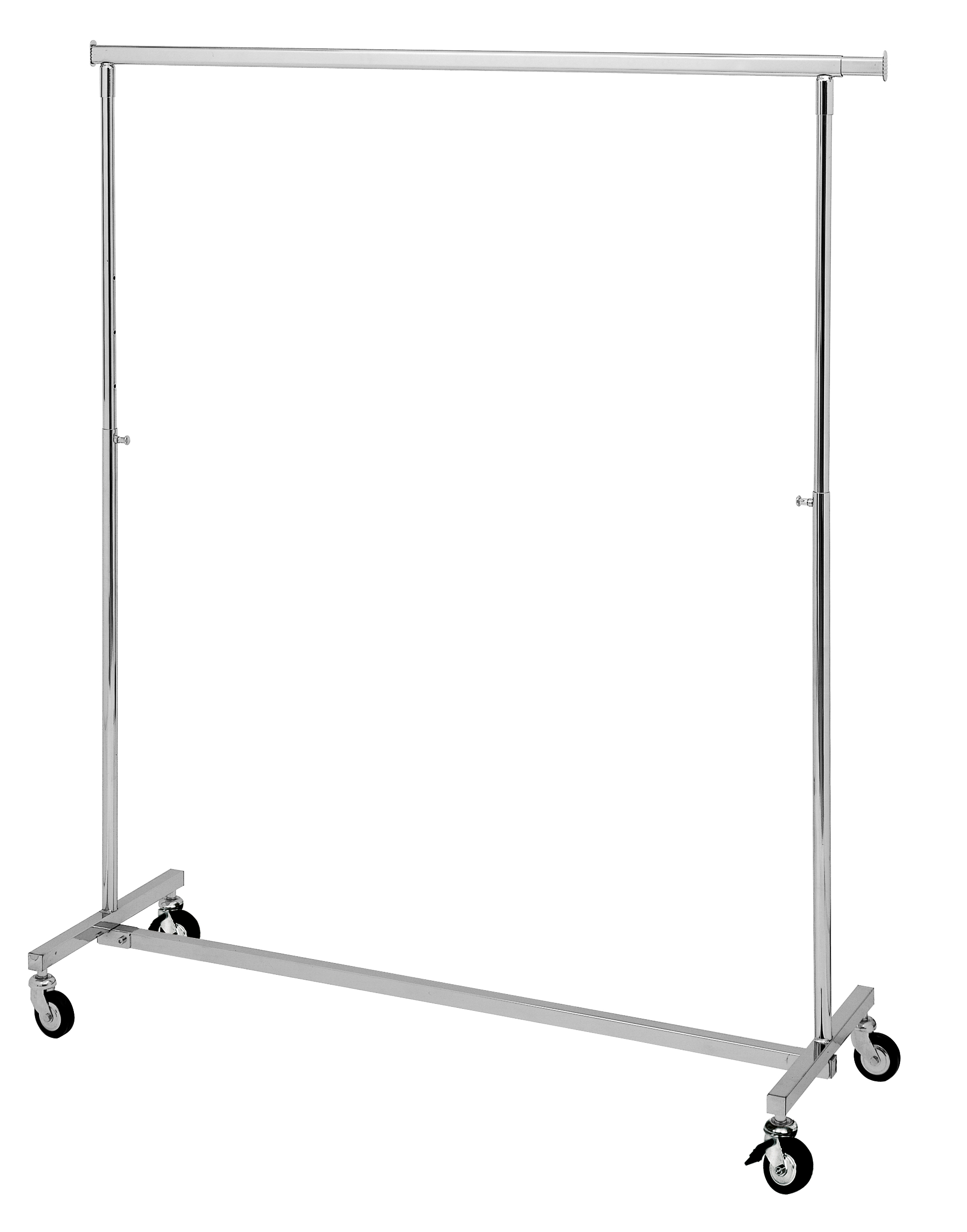 Inklapbaar en verstelbaar kledingrek 02056C-RGF – Chroom
