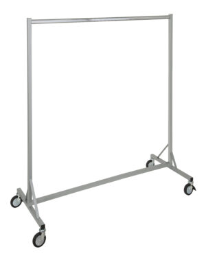 Versterkt verrijdbaar kledingrek 02080X-RGF100 – Aluminium