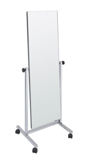 Verrijdbare kantelbare passpiegel 08250C - Chroom