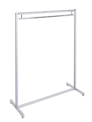 Vrijstaand kledingrek met ronde kledingstang 08280C – Chroom