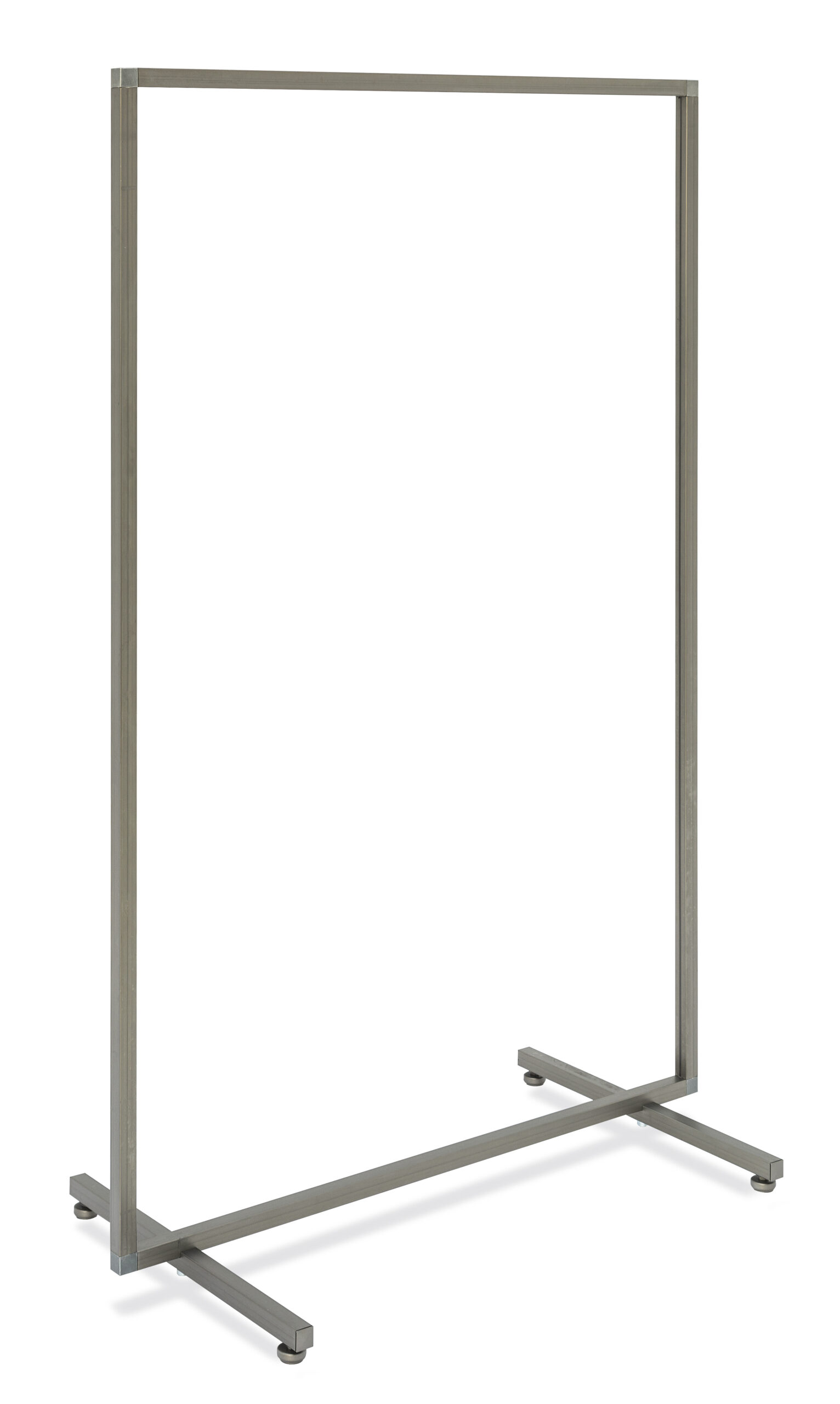 Vrijstaand kledingrek 99cm 08603Y – Mat transparant