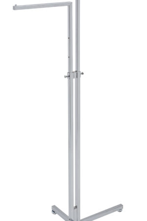 Dubbelarmig kledingrek 08760C - Chroom