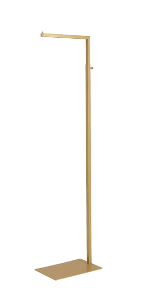 L-vormig kledingpresentatierek 08834H – Goud